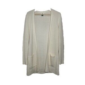 Old Navy Women's Small Cream Long Sleeve knit  Open Cardigan